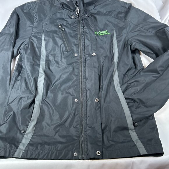 Women’s Small Quest Diagnostics Port Authority Branded Windbreaker Jacket Warm - Picture 8 of 16
